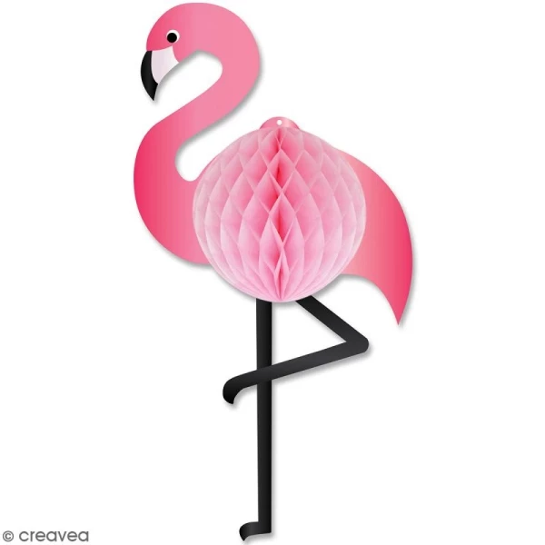 Tout neuf đ ScrapCooking Formes Ă Suspendre Flamant Rose AlvĂ©olĂ© - 36 Cm â 1 Tout neuf đ ScrapCooking Formes Ă Suspendre Flamant Rose AlvĂ©olĂ© - 36 Cm â