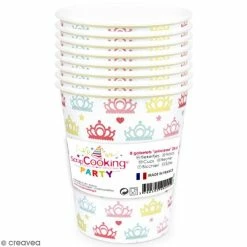 Le moins cher 🎉 ScrapCooking Gobelets Princesse 25 Cl - 8 Pcs 😉