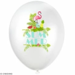 Meilleure vente 😉 ScrapCooking Ballon Baudruche Ballons De Baudruche 🌞 Summer - 25 Cm - 6 Pcs 🔔