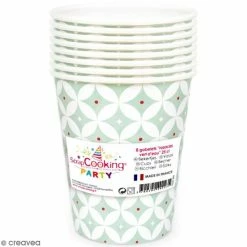 Grosses soldes 🔔 ScrapCooking Gobelets Rosaces 25 Cl - 8 Pcs 👍
