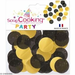 Sortie 🌟 ScrapCooking Confettis Noirs Et Dorés - 20 G 😉