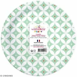 Meilleure affaire 😀 ScrapCooking Assiettes Rosaces 23 Cm - 8 Pcs ✨