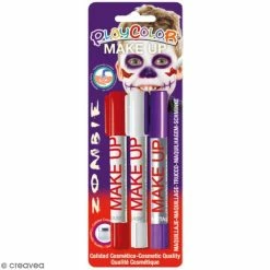 Meilleur prix 🎉 Instant Educa Kit Maquillage Enfant Sticks De Maquillage PlayColor - Assortiment Zombie - 3 Pcs 🌟