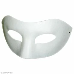 Promo 🧨 Artemio Masque Loup à Décorer - 25 X 8,5 Cm - 2 Pcs 🎁