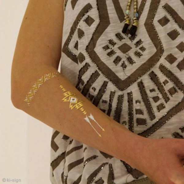 Bon marché 👍 Ki Sign Tattoo Temporaire Tatouage Temporaire Tattoo Chic - Attrape Rêves - 15 Tattoos ⭐ 6 Bon marché 👍 Ki Sign Tattoo Temporaire Tatouage Temporaire Tattoo Chic - Attrape Rêves - 15 Tattoos ⭐ – Image 6