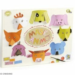 Les meilleures critiques de 😉 Mitik Masque à Colorier Kit Mask'animaux - 8 Masques à Assembler Et à Décorer 😀