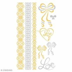 Acheter 🤩 Ki Sign Tattoo Temporaire Tatouage Temporaire Tattoo Chic - Love - 9 Tattoos 👍