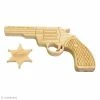 Budget ⌛ Artemio Jouets En Bois Pistolet Et étoile à Décorer En Bois - 21 X 12 X 2 Cm 🧨