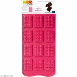 Acheter 😉 ScrapCooking Moule à Chocolat Moule Chocolat - Mini Tablette X 12 😍