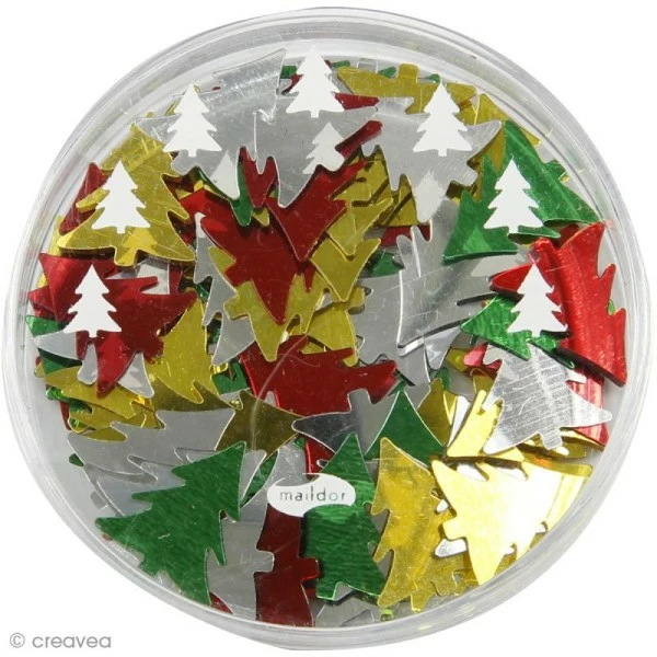 Meilleur prix 🛒 Maildor Perles De Pluie Et Confettis Confettis De Table - Sapins X 5 G ❤️ 2 Meilleur prix 🛒 Maildor Perles De Pluie Et Confettis Confettis De Table - Sapins X 5 G ❤️ – Image 2