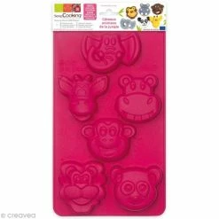 Acheter ✨ ScrapCooking Moule Silicone Animaux De La Jungle X 6 🥰