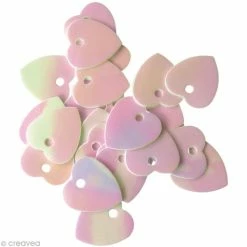 Nouveau 😍 Graine Créative Perles De Pluie Et Confettis Confettis De Table Coeurs Nacrés 10 Mm 😉