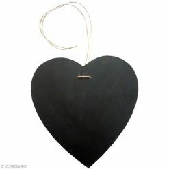 Vente flash ❤️ Graine Créative Déco à Suspendre Diverses Ardoise Coeur à Suspendre 23 Cm 😉