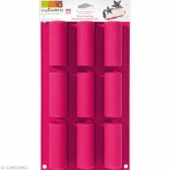 Bon marché 🧨 ScrapCooking Moule Silicone Noël - Mini Bûche X 9 👏