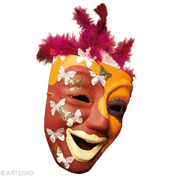 Le moins cher 🌟 Artemio Masque De Venise Visage Sourire ⭐ 2 Le moins cher 🌟 Artemio Masque De Venise Visage Sourire ⭐ – Image 2