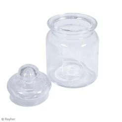 Coupon 🧨 Rayher Pots En Verre Récipient En Verre Lisse Avec Couvercle - 8 X 12,5 Cm - 280 Ml ✨ -Maquillage Soldes unnamed file 1850