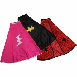 Offres 🎉 Creativ Company Déguisement Cape Set Super-héros 3 Pcs/ 1 Set 🧨