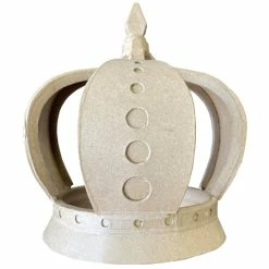 Promo 🎁 Décopatch Support Papier Mâché Couronne En Papier Mâché - 23 X 20,5 Cm 🧨