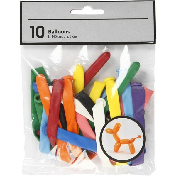 Tout neuf 💯 Creativ Company Ballon Baudruche Assortiment De Ballons à Sculpter - 130 Cm - 10 Pcs ❤️ 2 Tout neuf 💯 Creativ Company Ballon Baudruche Assortiment De Ballons à Sculpter - 130 Cm - 10 Pcs ❤️ – Image 2