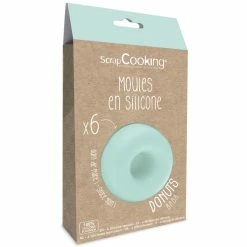 Tout neuf 🔥 ScrapCooking Moule Silicone Moules En Silicone Individuels - Donut - 6 Pcs 💯