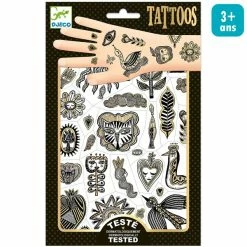 Acheter 🛒 Djeco Tattoo Temporaire Tatouages Temporaires - Golden Chic - 2 Planches 🧨