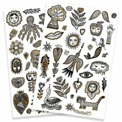 Acheter 🛒 Djeco Tattoo Temporaire Tatouages Temporaires - Golden Chic - 2 Planches 🧨 -Maquillage Soldes unnamed file 217