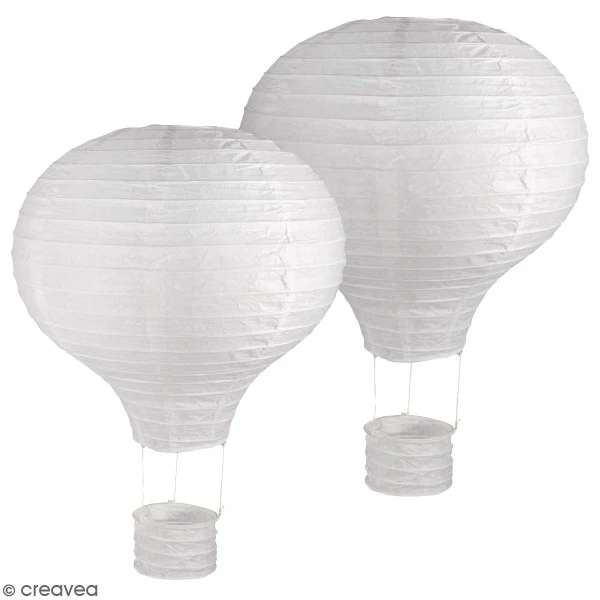 Coupon 😍 Rayher Lanterne Papier Lanterne En Papier Montgolfière - Blanc - 40 Cm 😉 1 Coupon 😍 Rayher Lanterne Papier Lanterne En Papier Montgolfière - Blanc - 40 Cm 😉