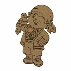 Les meilleures critiques de 🎁 Creavea Forme En Bois Pirate En Bois - 30 X 19 Cm - 1 Pce 🤩