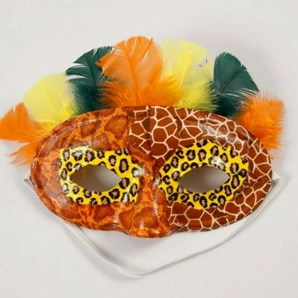 Meilleure vente 🌟 Creativ Company Masque Demi-visage En Pâte à Papier à Peindre - 9,5 X 18,5 Cm ❤️ 2 Meilleure vente 🌟 Creativ Company Masque Demi-visage En Pâte à Papier à Peindre - 9,5 X 18,5 Cm ❤️ – Image 2