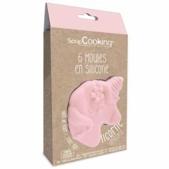 Coupon 🌟 ScrapCooking Moule Silicone Moules En Silicone Individuels - Licorne - 9 X 11,7 Cm - 6 Pcs 🎁