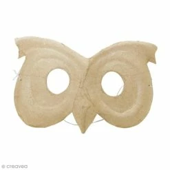 Meilleur prix 🌟 Décopatch Masque Chouette à Décorer - 15,5 X 8,5 Cm 👏