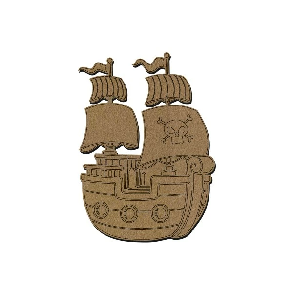 Meilleure affaire 🌟 Creavea Forme En Bois Bateau De Pirate En Bois - 15 X 11 Cm - 1 Pce ✔️ 1 Meilleure affaire 🌟 Creavea Forme En Bois Bateau De Pirate En Bois - 15 X 11 Cm - 1 Pce ✔️