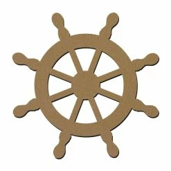 De gros 🛒 Creavea Forme En Bois Gouvernail En Bois - 32 Cm - 1 Pce ✨