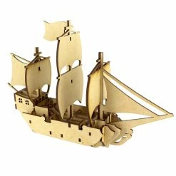 Les meilleures critiques de 🎉 Creavea Forme En Bois Kit Bateau Pirate 3D En Bois - 29 X 19 X 7 Cm 🤩