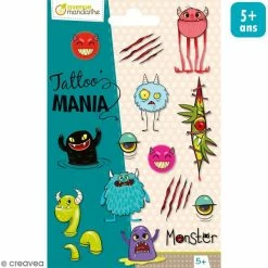 Promo đ Avenue Mandarine Tattoo Temporaire Tattoo's Mania - Monstres đ
