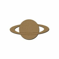 Budget 🎁 Creavea Forme En Bois Saturne En Bois - 15 X 7,7 Cm 😍