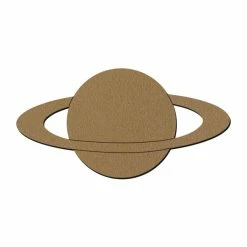Grosses soldes ✨ Creavea Forme En Bois Saturne En Bois - 30 X 15,4 Cm 😀