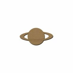 Promo ⭐ Creavea Forme En Bois Saturne En Bois - 7 X 3,5 Cm 😍