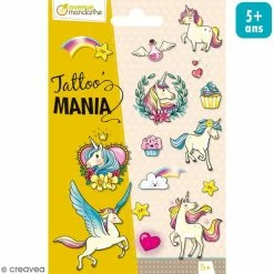 Budget 😉 Avenue Mandarine Tattoo Temporaire Tattoo's Mania - Licornes 🔥