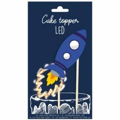 Meilleure affaire 🧨 ScrapCooking Bougies Anniversaire Cake Topper à Led - Espace - 13,8 X 8,6 X 0,3 Cm 👏