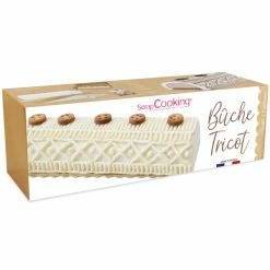 Bon marché ⭐ ScrapCooking Moule à Bûche Kit Bûche De Noël - Tricot 🔥