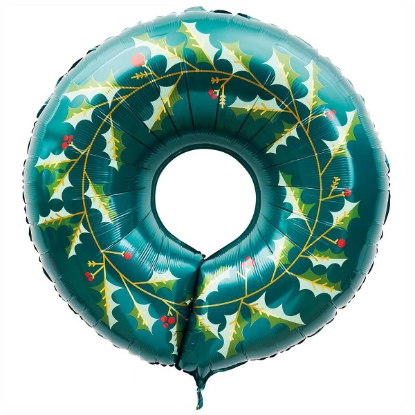 De gros ✨ Rico Design Ballon Aluminium Décoratif - Couronne De Noël - Ø 71 X 20 Cm - 1 Pce 🔔 1 De gros ✨ Rico Design Ballon Aluminium Décoratif - Couronne De Noël - Ø 71 X 20 Cm - 1 Pce 🔔