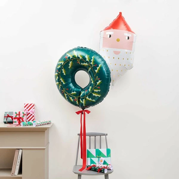 De gros ✨ Rico Design Ballon Aluminium Décoratif - Couronne De Noël - Ø 71 X 20 Cm - 1 Pce 🔔 2 De gros ✨ Rico Design Ballon Aluminium Décoratif - Couronne De Noël - Ø 71 X 20 Cm - 1 Pce 🔔 – Image 2