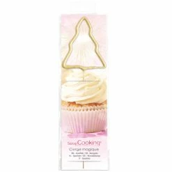 Tout neuf 😍 ScrapCooking Bougies Anniversaire Bougie Magique - Sapin - 17,5 X 5 Cm 🥰
