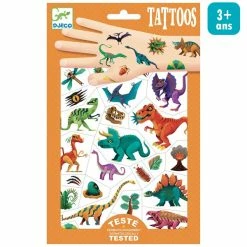 Acheter ✔️ Djeco Tattoo Temporaire Tattoos Temporaires - Dino Club 🔔