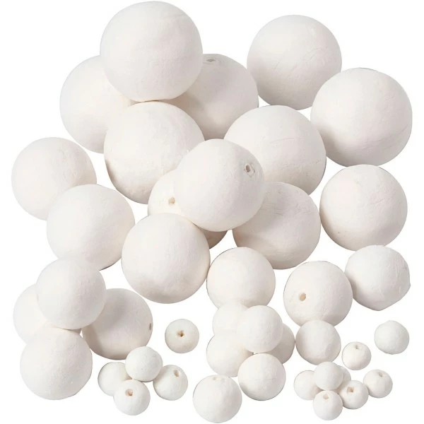 Le moins cher 🔔 Creativ Company Boule Cellulose Assortiment Boules D'ouate De Cellulose - Blanc - 12 à 50 Mm - 42 Pcs 😍 1 Le moins cher 🔔 Creativ Company Boule Cellulose Assortiment Boules D'ouate De Cellulose - Blanc - 12 à 50 Mm - 42 Pcs 😍