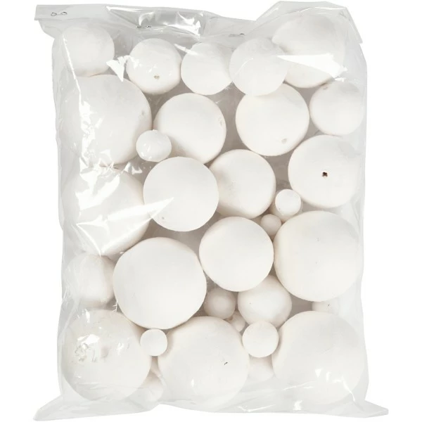 Le moins cher 🔔 Creativ Company Boule Cellulose Assortiment Boules D'ouate De Cellulose - Blanc - 12 à 50 Mm - 42 Pcs 😍 2 Le moins cher 🔔 Creativ Company Boule Cellulose Assortiment Boules D'ouate De Cellulose - Blanc - 12 à 50 Mm - 42 Pcs 😍 – Image 2