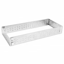 De gros 🔔 ScrapCooking Cadre Pâtisserie Cadre à Tarte En Inox Extensible Et Perforé - Rectangle - De 22 à 42 Cm 🥰 -Maquillage Soldes unnamed file 465