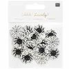 Bon marché 💯 Rico Design Perles De Pluie Et Confettis Mini Formes En Bois 🎃 Halloween - Toile D'araignée - 48 Pcs 😍