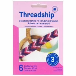 Le moins cher ⌛ DMC Bracelet Brésilien Mini Kit Créatif - 3 Bracelets Brésiliens à Faire - Coucher De Soleil - 6 X 6 M ⌛